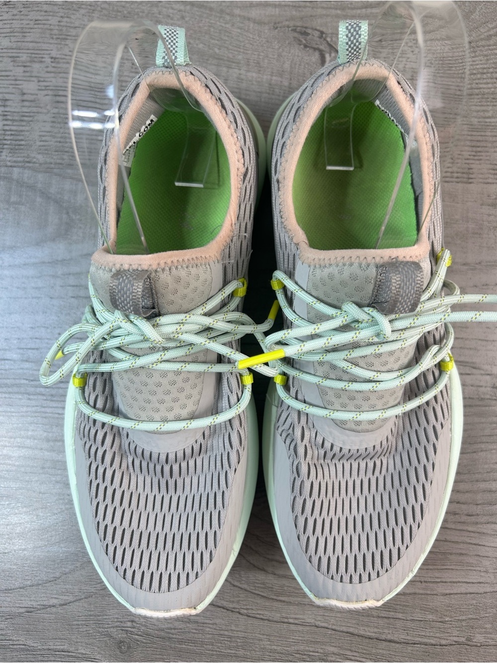 Sorel Kinetic Impact Light Gray & Mint Athletic Sneakers Women’s Size 9 Seafoam - Picture 8 of 12